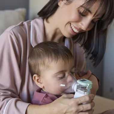 Miniland Nebuclean naudojamas mamos vaikui kvėpavimo takų priežiūrai namuose