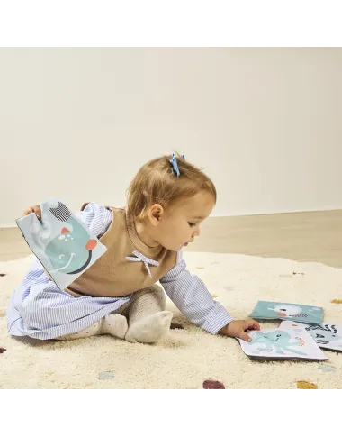 Miniland minkštos medžiaginės kontrastingos kortelės kūdikiams