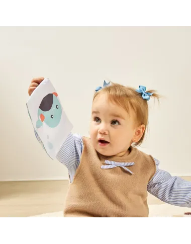 Miniland minkštos medžiaginės kontrastingos kortelės kūdikiams