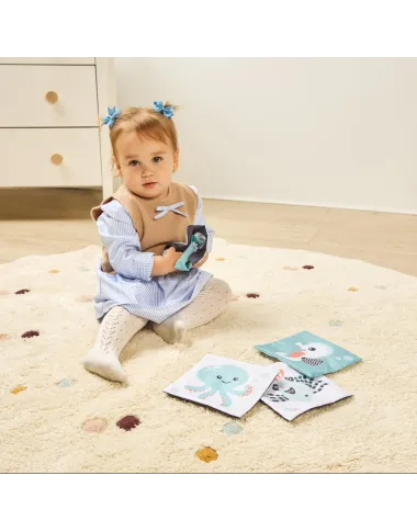 Miniland minkštos medžiaginės kontrastingos kortelės kūdikiams