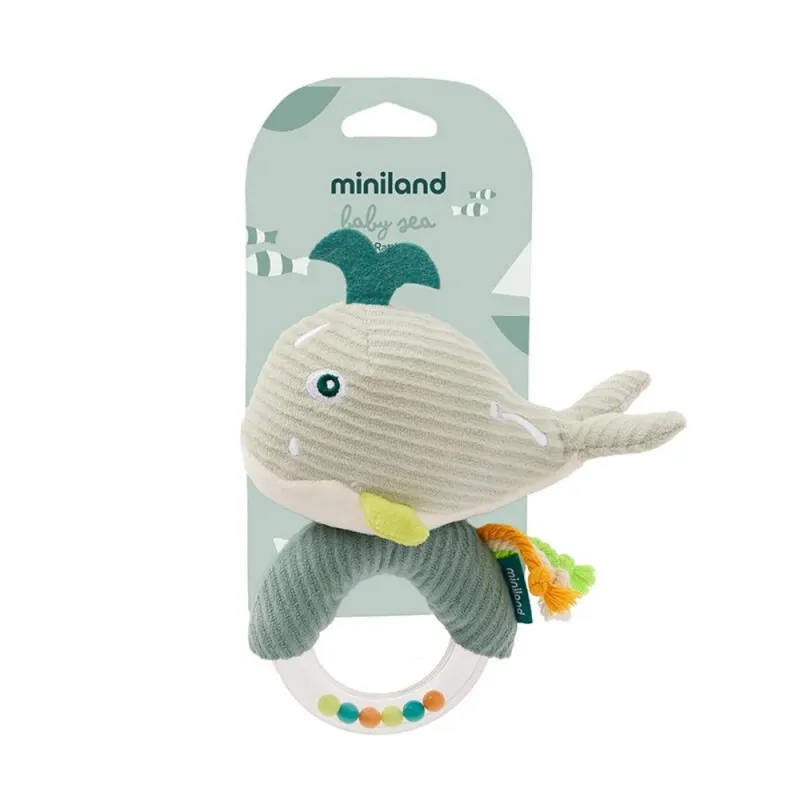 Miniland banginio formos barškutis kūdikiams Vandenynas