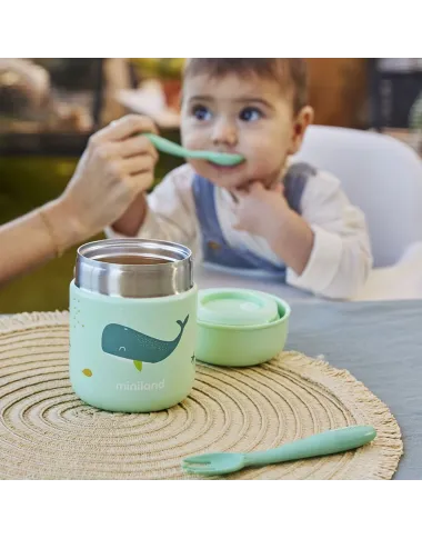 Miniland maisto termosas Banginis (280 ml)