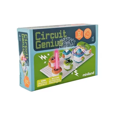 Miniland Circuit Genius lavinamasis elektros grandinių rinkinys vaikams - pakuotė