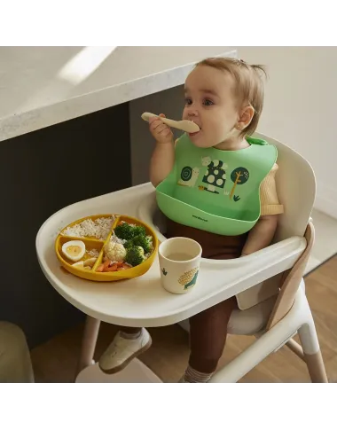 Miniland silikoninis indų rinkinys Garden - supakuotas