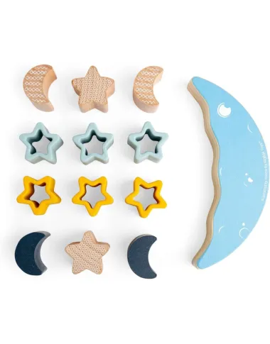 Mėnulio ir žvaigždžių formos Bigjigs balansinis žaidimas