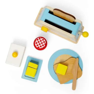 Medinis skrudintuvas su duonos riekelėmis ir sviestu