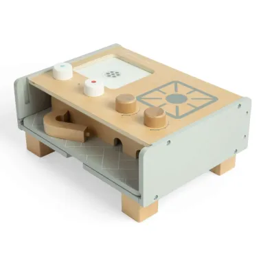 Kompaktiška mini medinė virtuvėlė vaikams