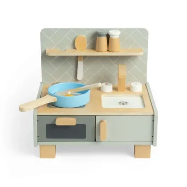 igjigs Tabletop Kitchen – tvari medinė virtuvėlė vaikams nuo 3 metų