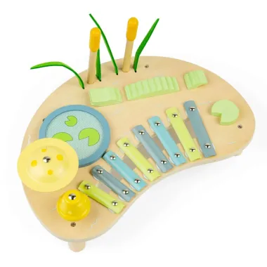 Bigjigs medinis muzikos stalas - vaizdas iš viršaus