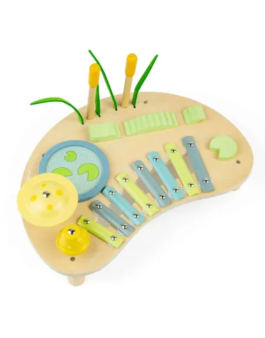 Bigjigs muzikinis suolelis Džiunglės su ksilofonu ir būgneliu