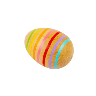 Medinis muzikinis barškutis Kiaušins - vaikams nuo gimimo