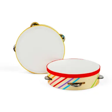Muzikinis žaislas vaikams – tamburinas su skambaliukais.