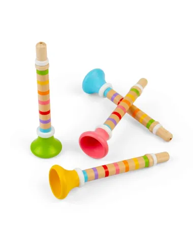 Medinė dūdelė vaikams nuo 18 mėn.