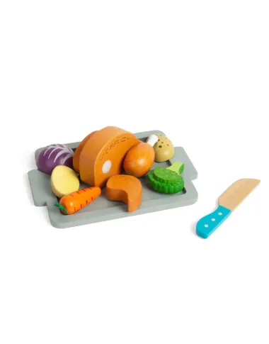 Bigjigs medinė pjaustoma kepta višta