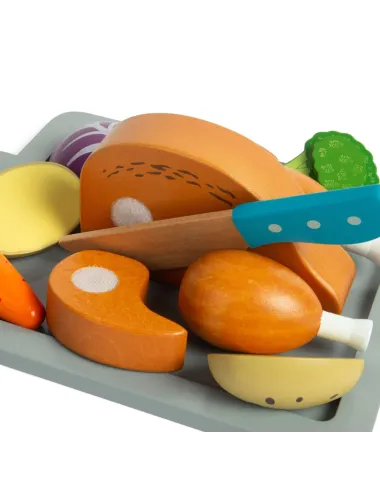 Bigjigs medinė pjaustoma kepta višta