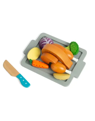 Bigjigs medinė pjaustoma kepta višta