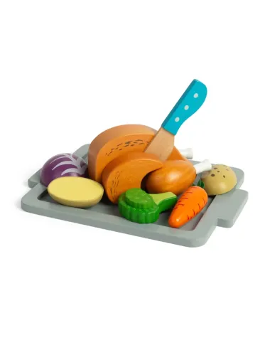 Bigjigs medinė pjaustoma kepta višta