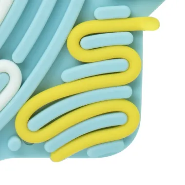 Lankstomi spalvoti silikoniniai fidget elementai žvaigždės formos dėlionėje