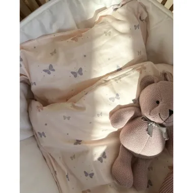 Organinės medvilnės patalynė mergaitei