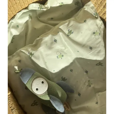 Medvilninį patalynė Kosmosas vaikams - 100x140 cm