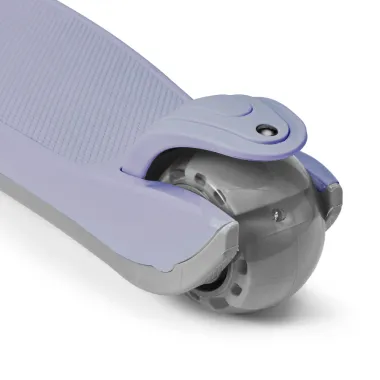 Violetinis paspirtukas vaikams su 3 ratais ir stabdžiais