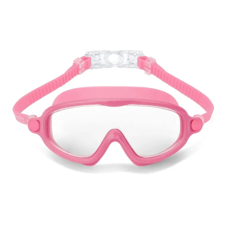 Ružavi platūs plaukimo akiniai vaikams (3-8 m.)