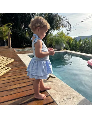 Maudymosi kostiumas mergaitei Boružėlė (3-24 mėn.)