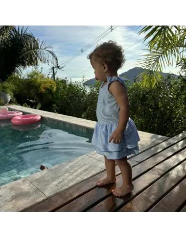 Maudymosi kostiumas mergaitei Boružėlė (3-24 mėn.)