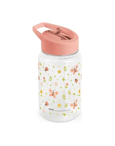 Miniland gertuvė vaikams su šiaudeliu Butterfly (450 ml)