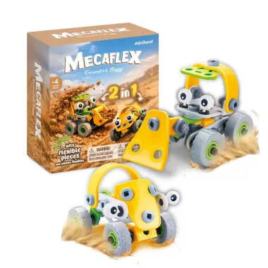 Miniland Mecaflex konstruktorius Ekskavatorius (56 el.)
